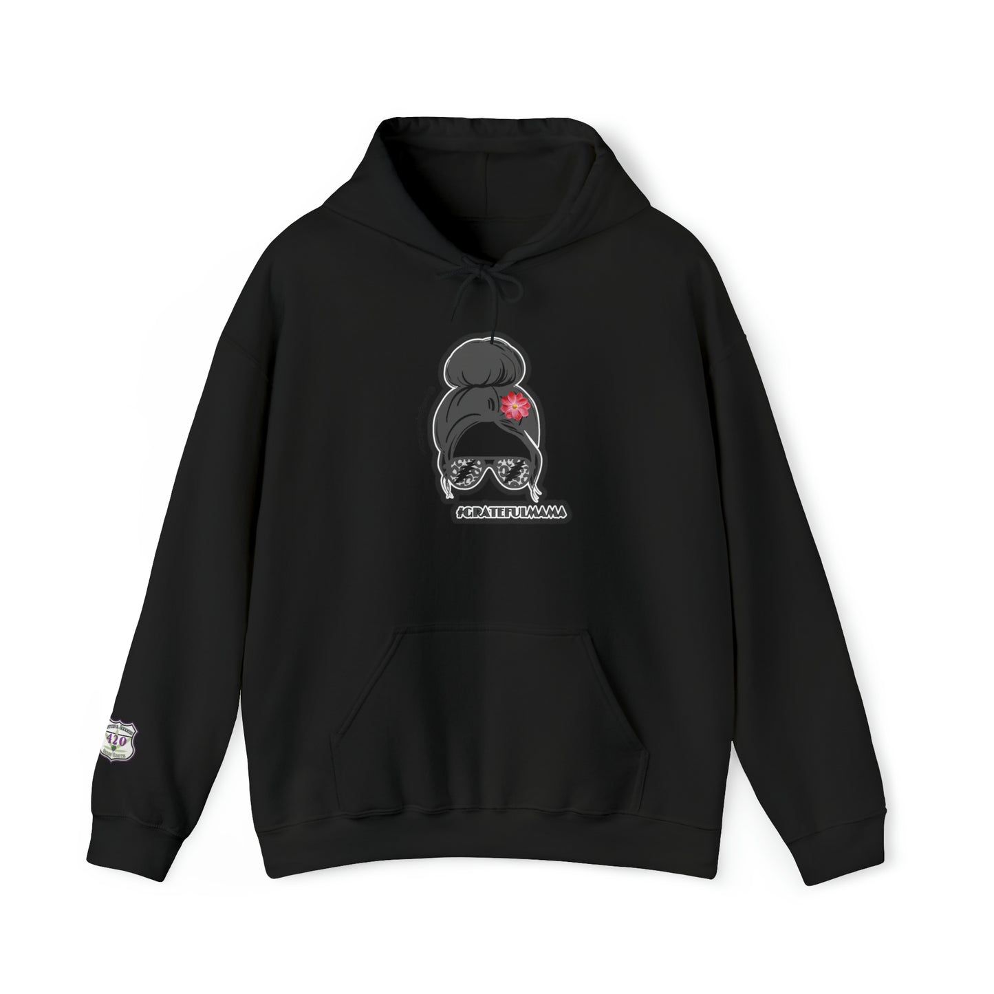 Grateful Dead hoodie Grateful Mama scarlet begonias Hooded Sweatshirt - print on front, back, and sleeve