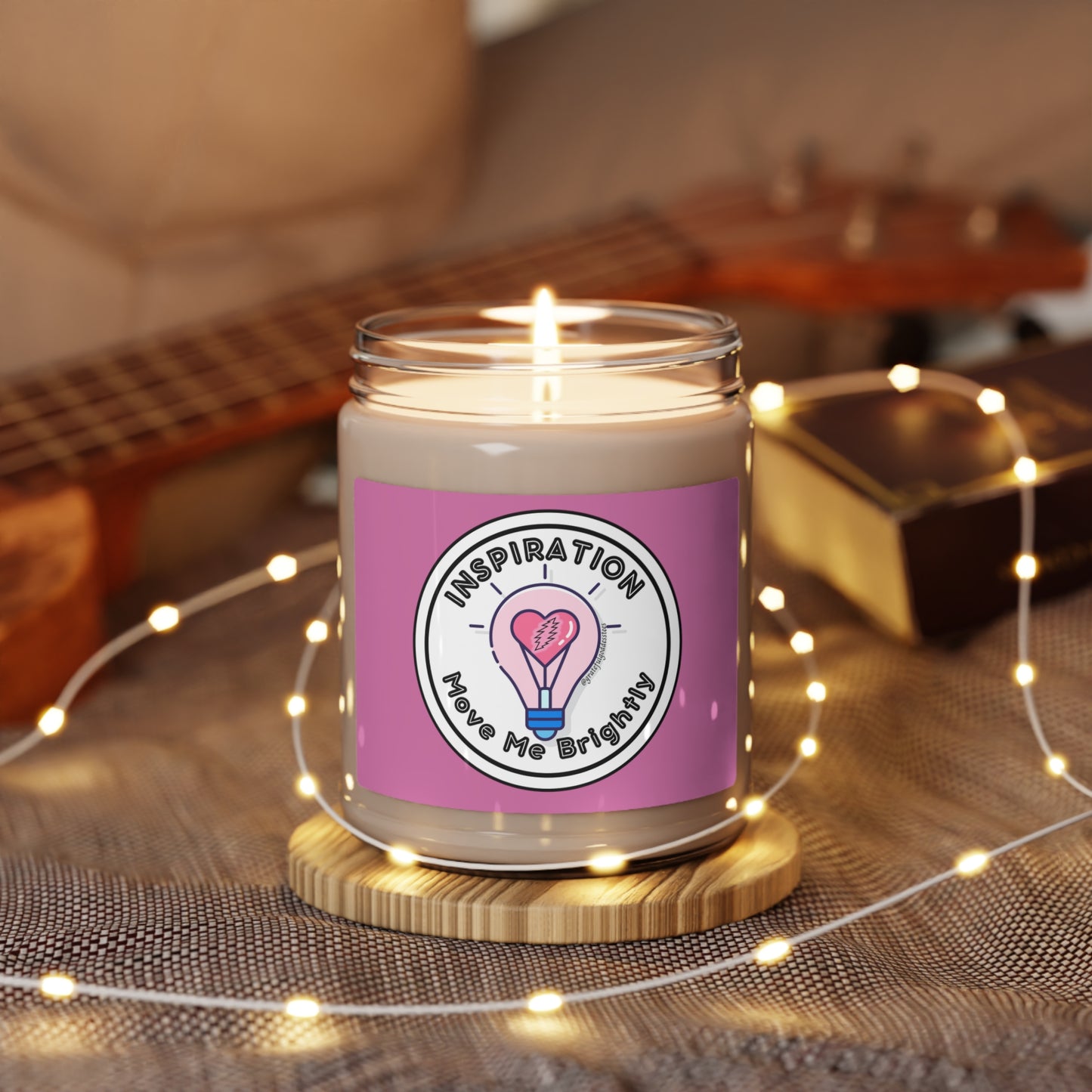 Inspiration Move Me Brightly Grateful Dead Scented Soy Candle, 9oz