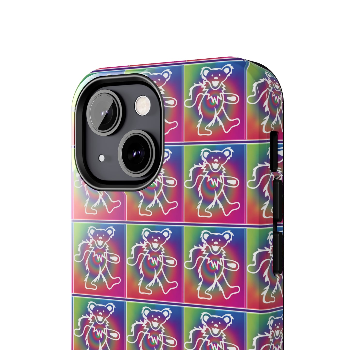 Grateful Dead bears tie-dye Tough Phone Cases for Dead Head dancing bears blotter art gratefuldead phone case