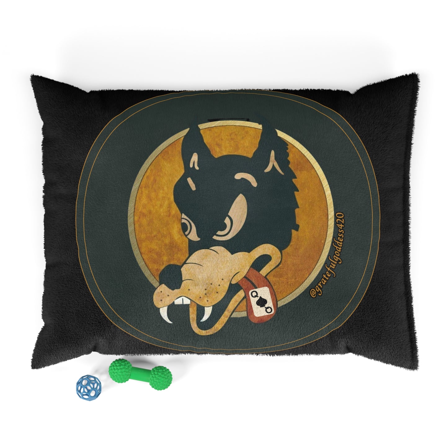 Grateful Dead Pet Bed perfect Dead Head gift for your grateful dog dire wolf inspired dog bed