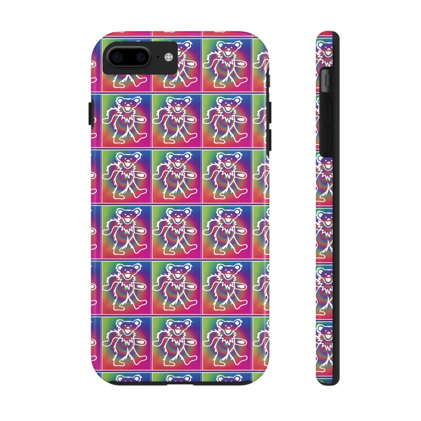 Grateful Dead bears tie-dye Tough Phone Cases for Dead Head dancing bears blotter art gratefuldead phone case