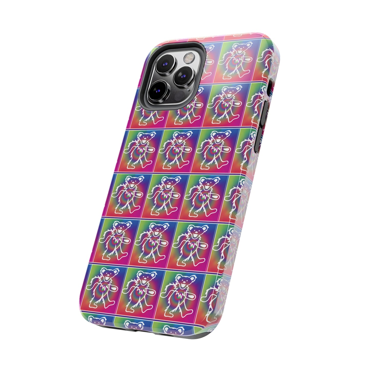 Grateful Dead bears tie-dye Tough Phone Cases for Dead Head dancing bears blotter art gratefuldead phone case