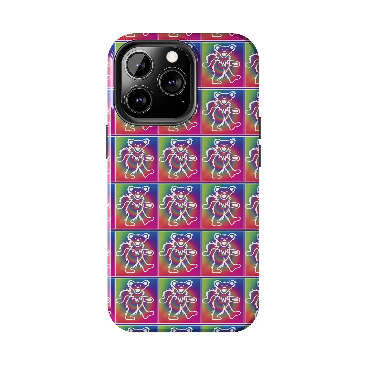 Grateful Dead bears tie-dye Tough Phone Cases for Dead Head dancing bears blotter art gratefuldead phone case