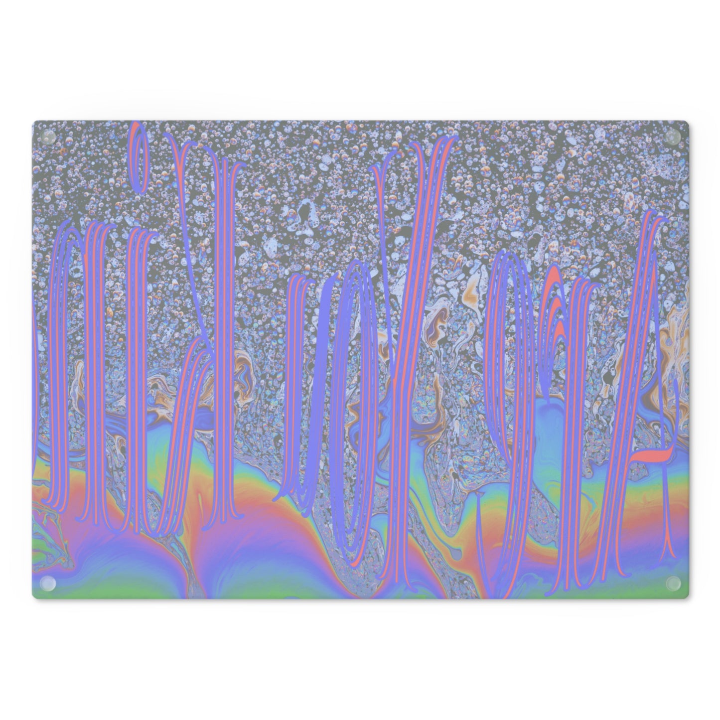 Psychedelic Cutting Board trippy home decor for the kitchen