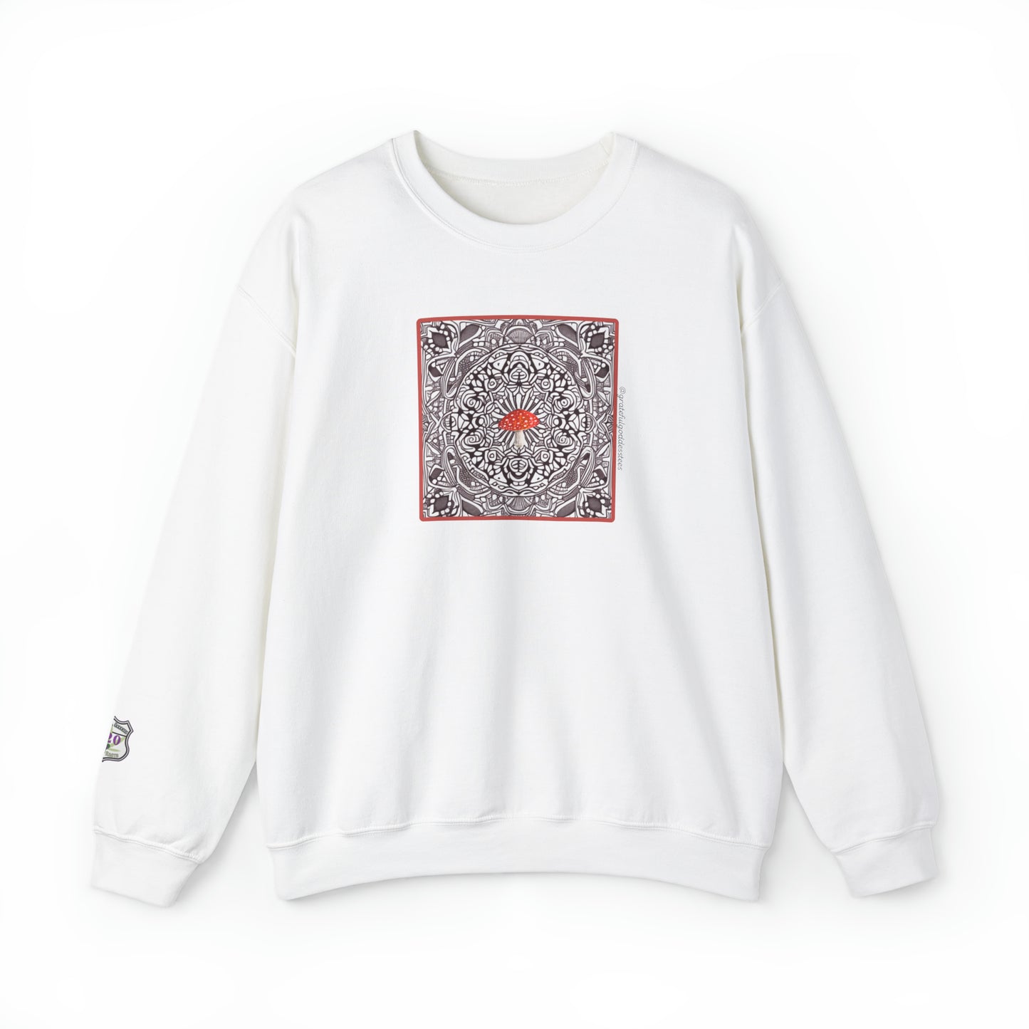 Psychedelic Mushroom Sweatshirt - Unisex Retro Design