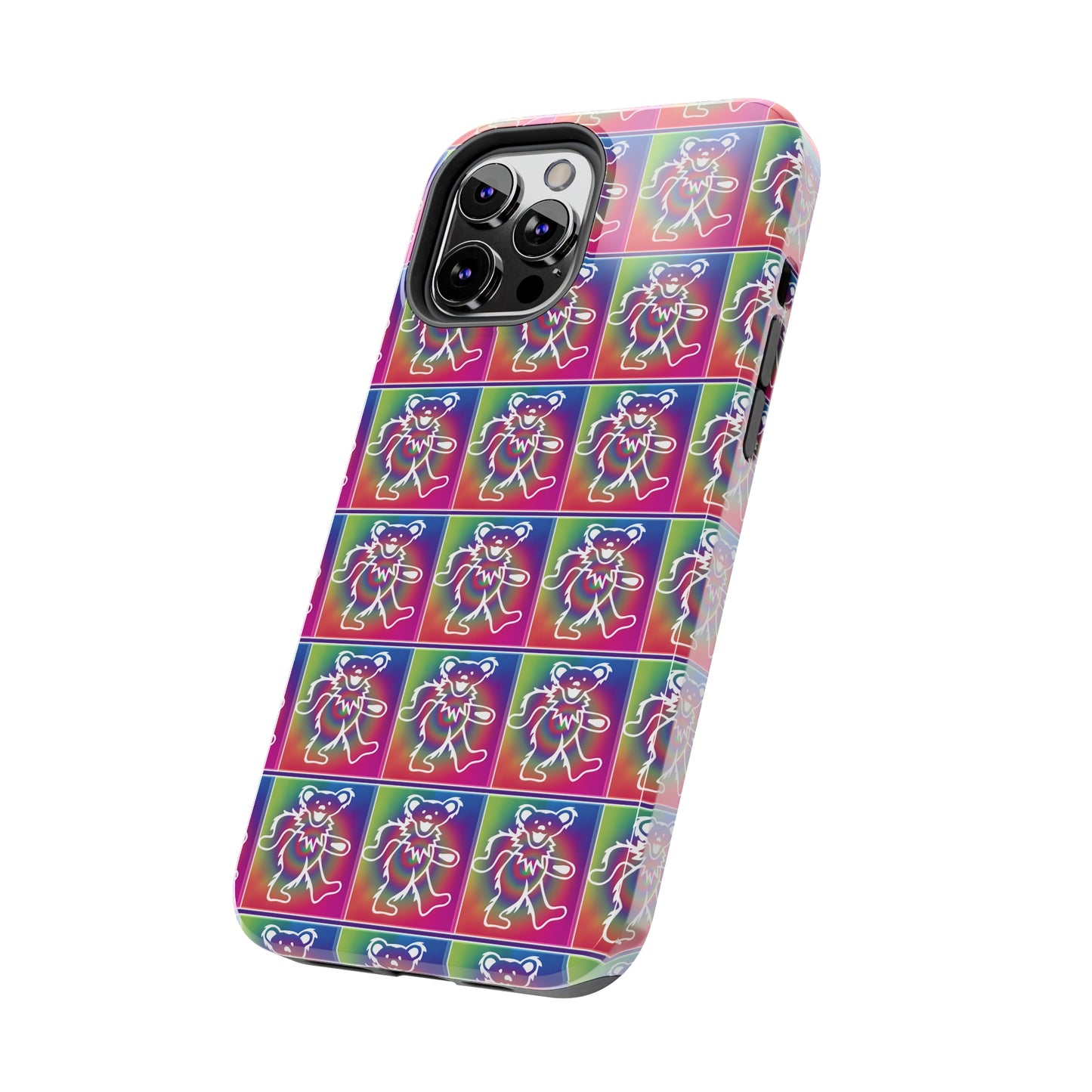 Grateful Dead bears tie-dye Tough Phone Cases for Dead Head dancing bears blotter art gratefuldead phone case