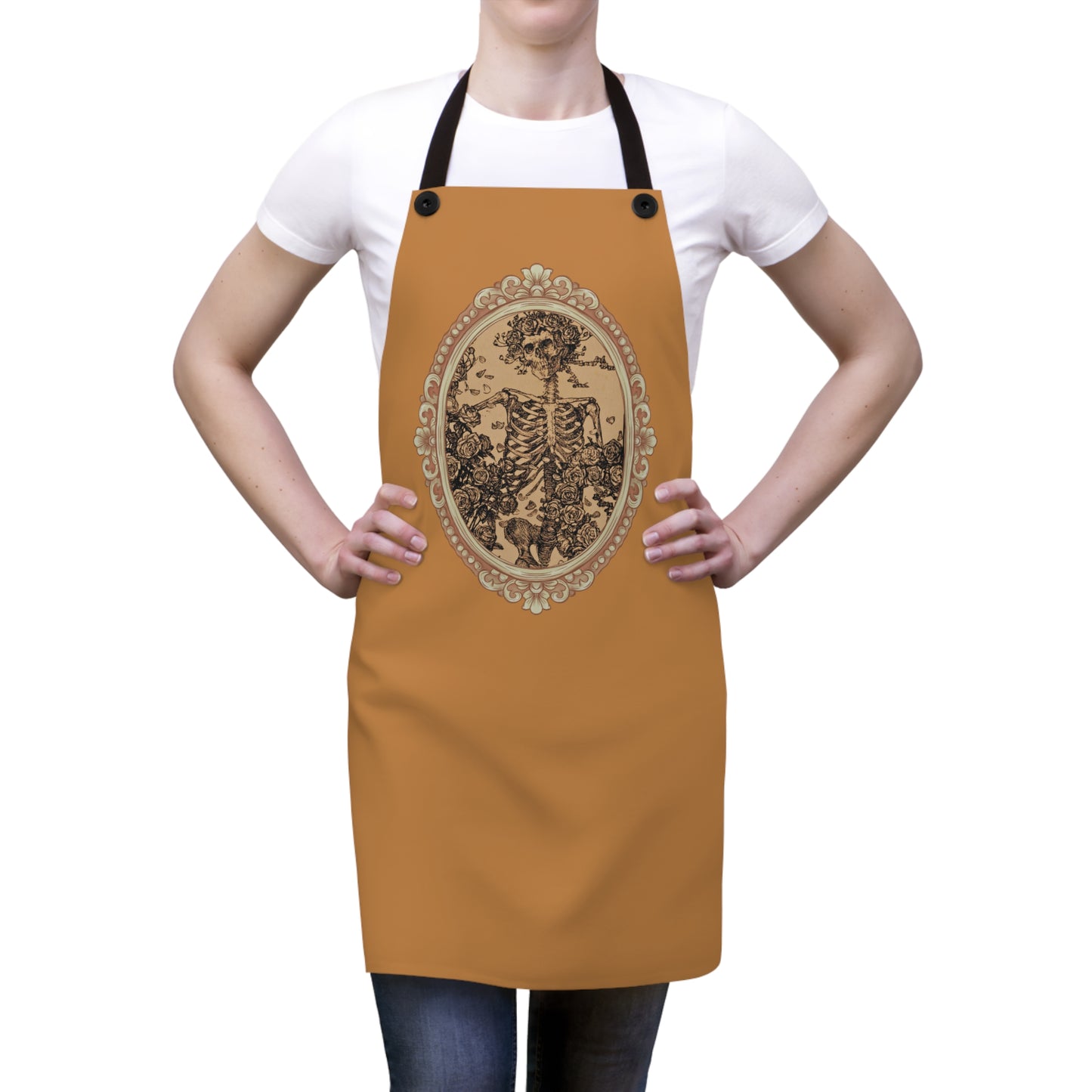 Grateful Dead inspired Bertha brown Apron perfect deahead gift for chefs