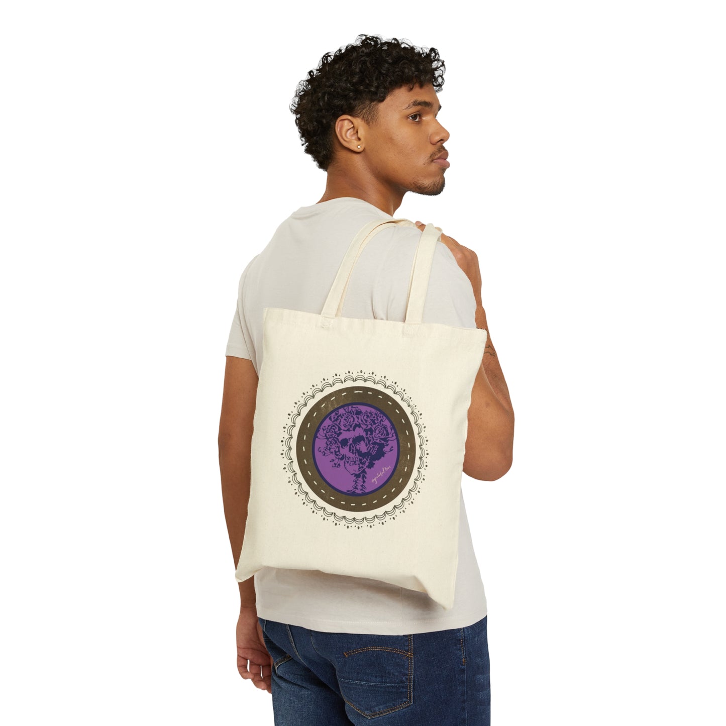 Grateful Dead Cotton Canvas Tote Bag