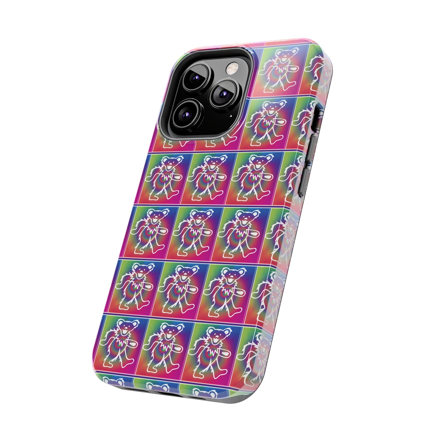 Grateful Dead bears tie-dye Tough Phone Cases for Dead Head dancing bears blotter art gratefuldead phone case