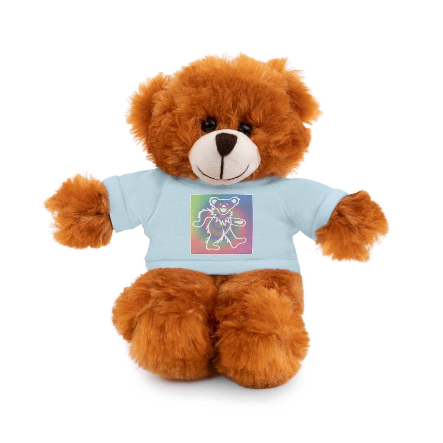 Grateful Dead bears plushie stuffed Animals with gratefuldead bear tiedye tshirt perfect Dead Head gift