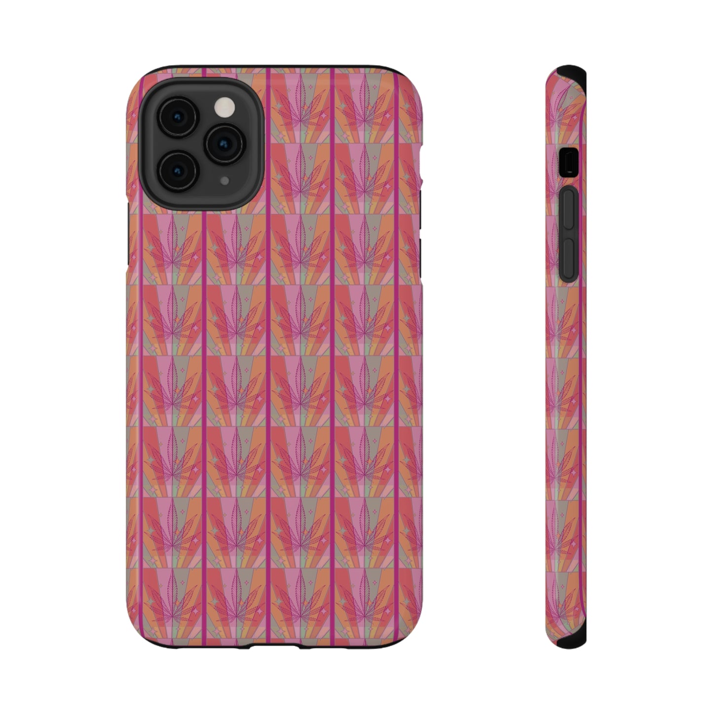 Candycore 420 cannabis Impact Resistant phone case pink