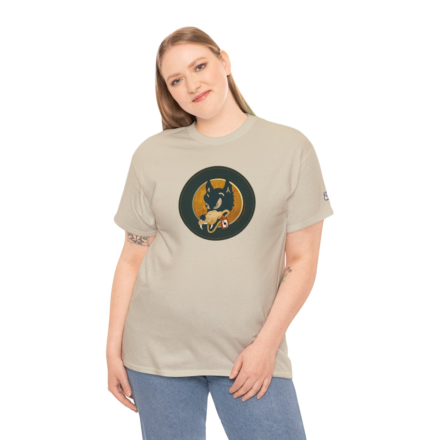 Grateful Dead inspired Dire Wolf Cotton Tshirt Jerry Garcia wolf guitar shirt for Dead heads