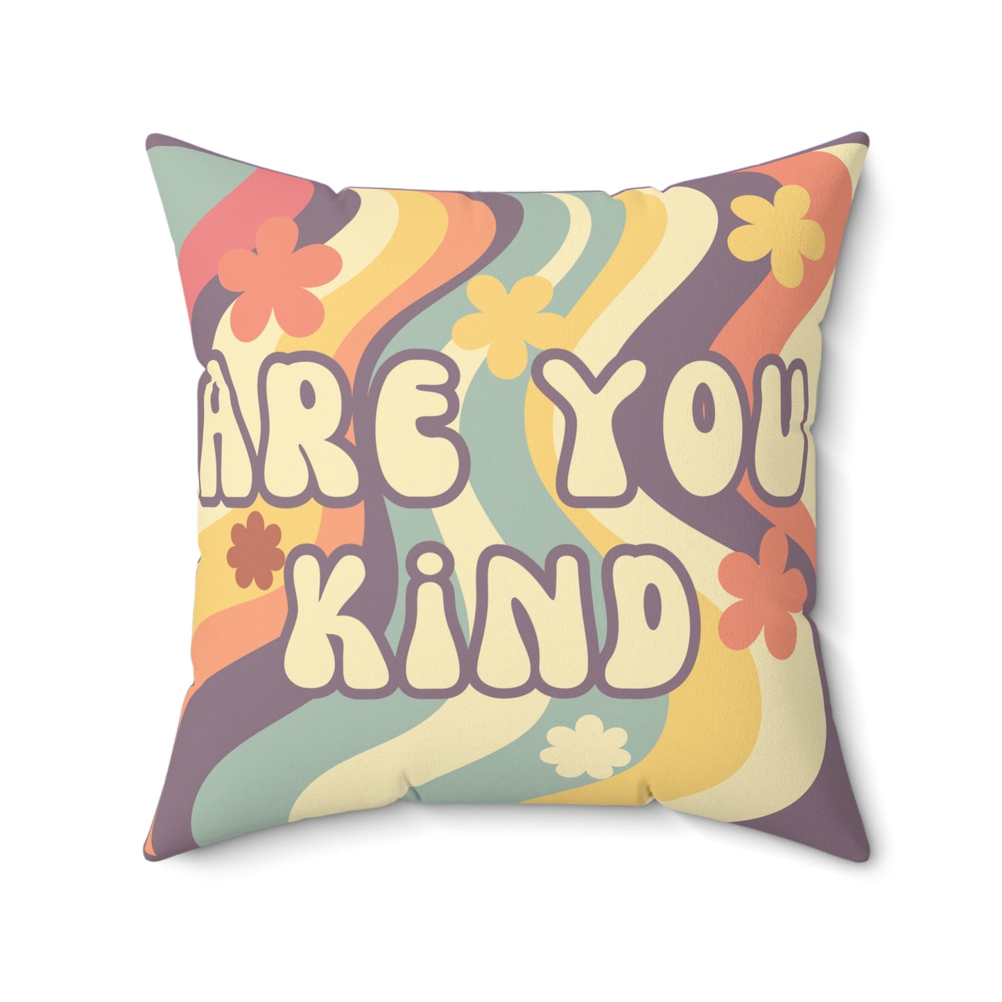 Grateful Dead inspired decor - Are you kind pillow - hippie style home - dead head pillow in 2 sizes