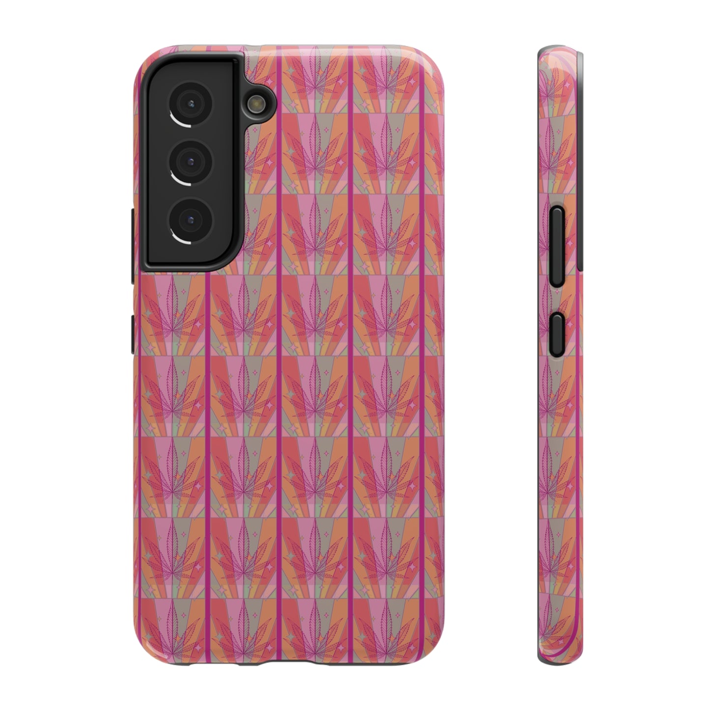 Candycore 420 cannabis Impact Resistant phone case pink