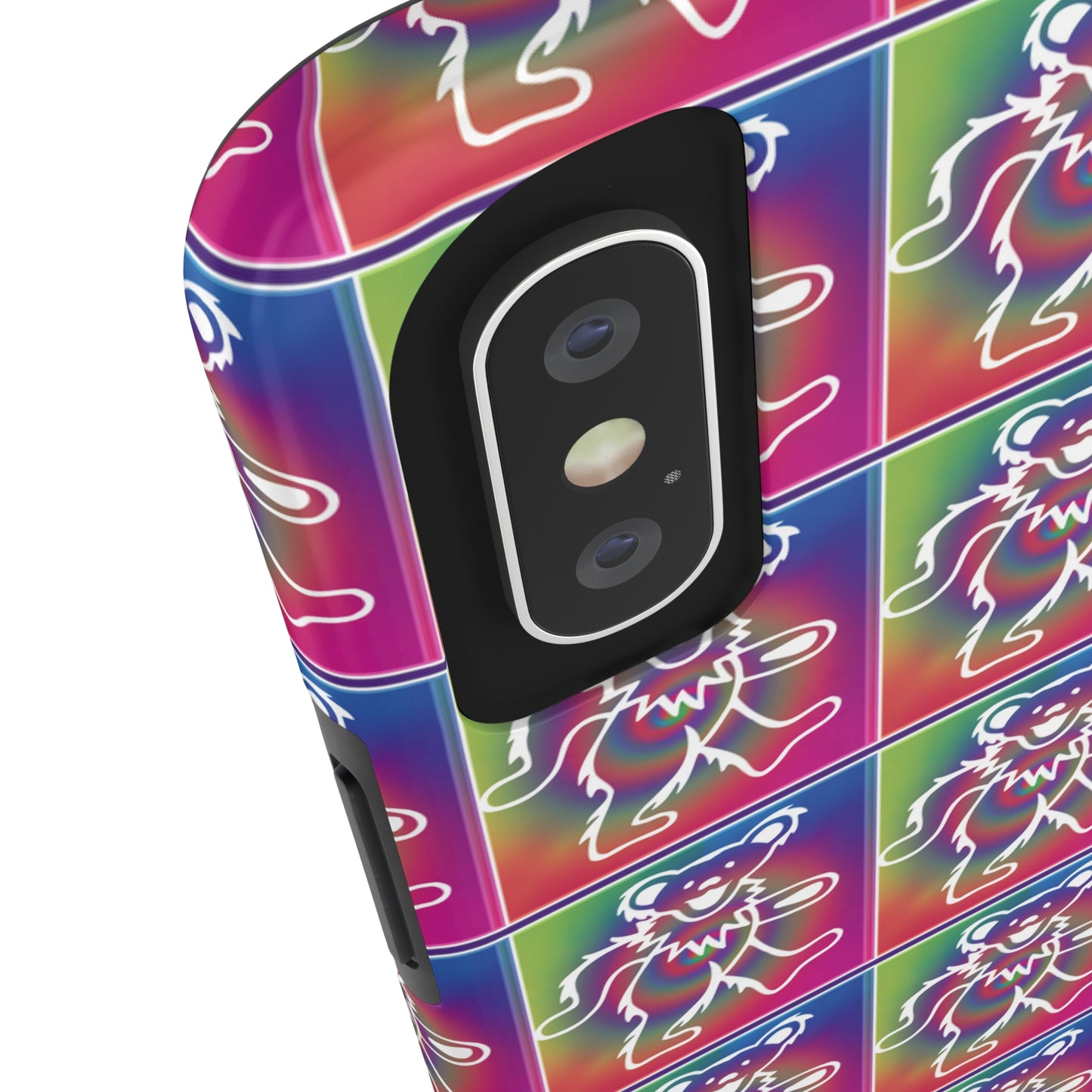 Grateful Dead bears tie-dye Tough Phone Cases for Dead Head dancing bears blotter art gratefuldead phone case