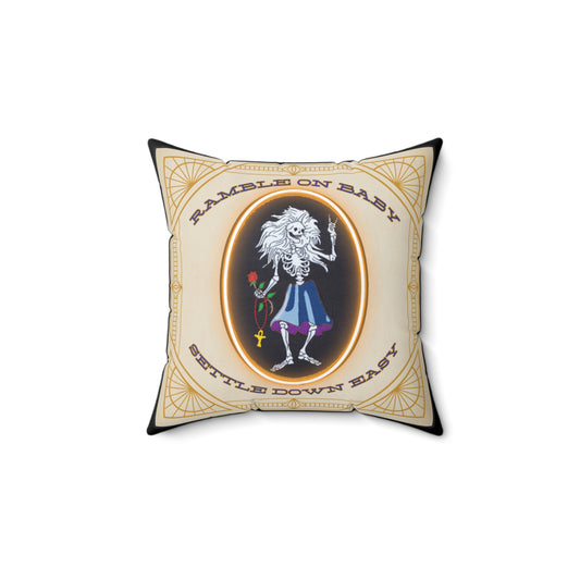 Grateful Dead pillow Jerry Garcia Rosebud pillow Dead Head home decor