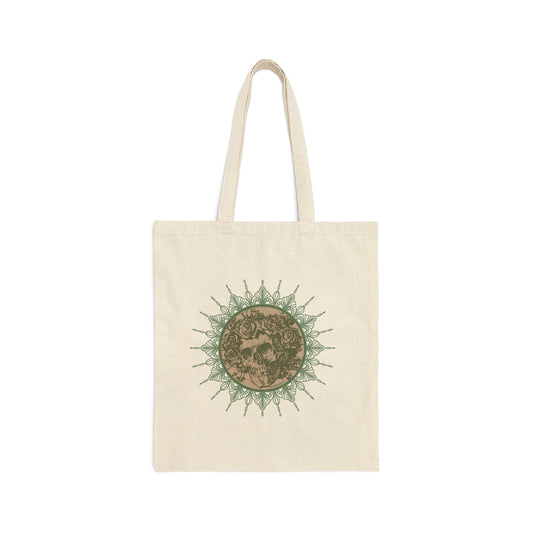 Grateful Dead inspired Cotton Canvas Tote Bag