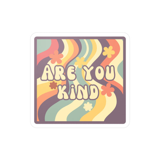 Grateful Dead Are You kind retro design sticker