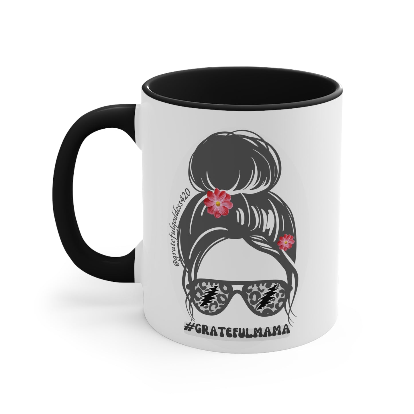 Grateful Mama Grateful Dead inspired Mug - deadhead gift for her scarlet begonias inspired hippie chick mug