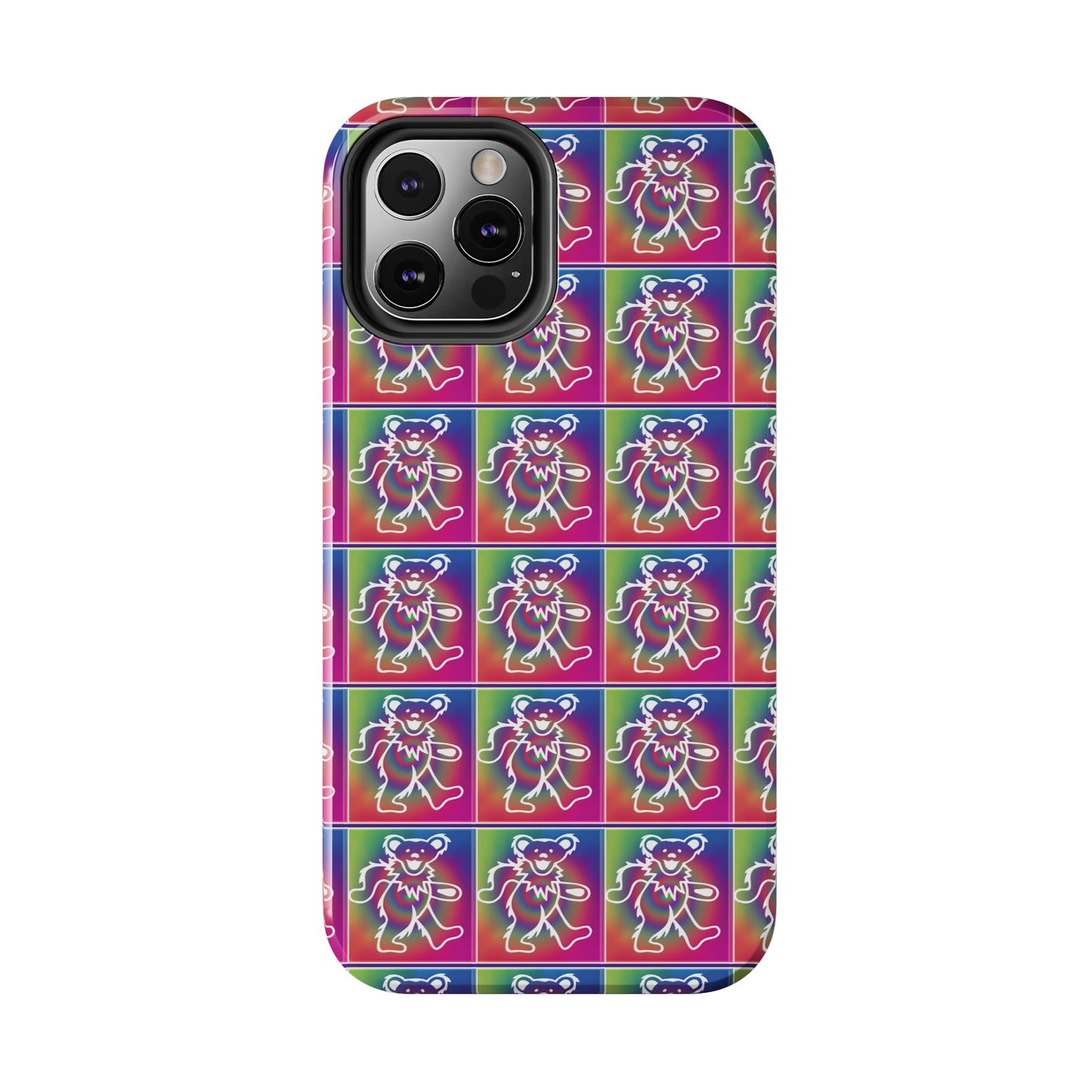 Grateful Dead bears tie-dye Tough Phone Cases for Dead Head dancing bears blotter art gratefuldead phone case