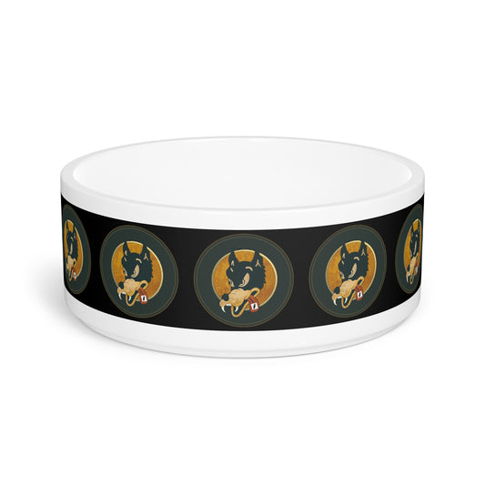 Grateful Dead Dog Bowl dire wolf inspired Grateful dead pet bowl - gift for your furry deadhead best friend