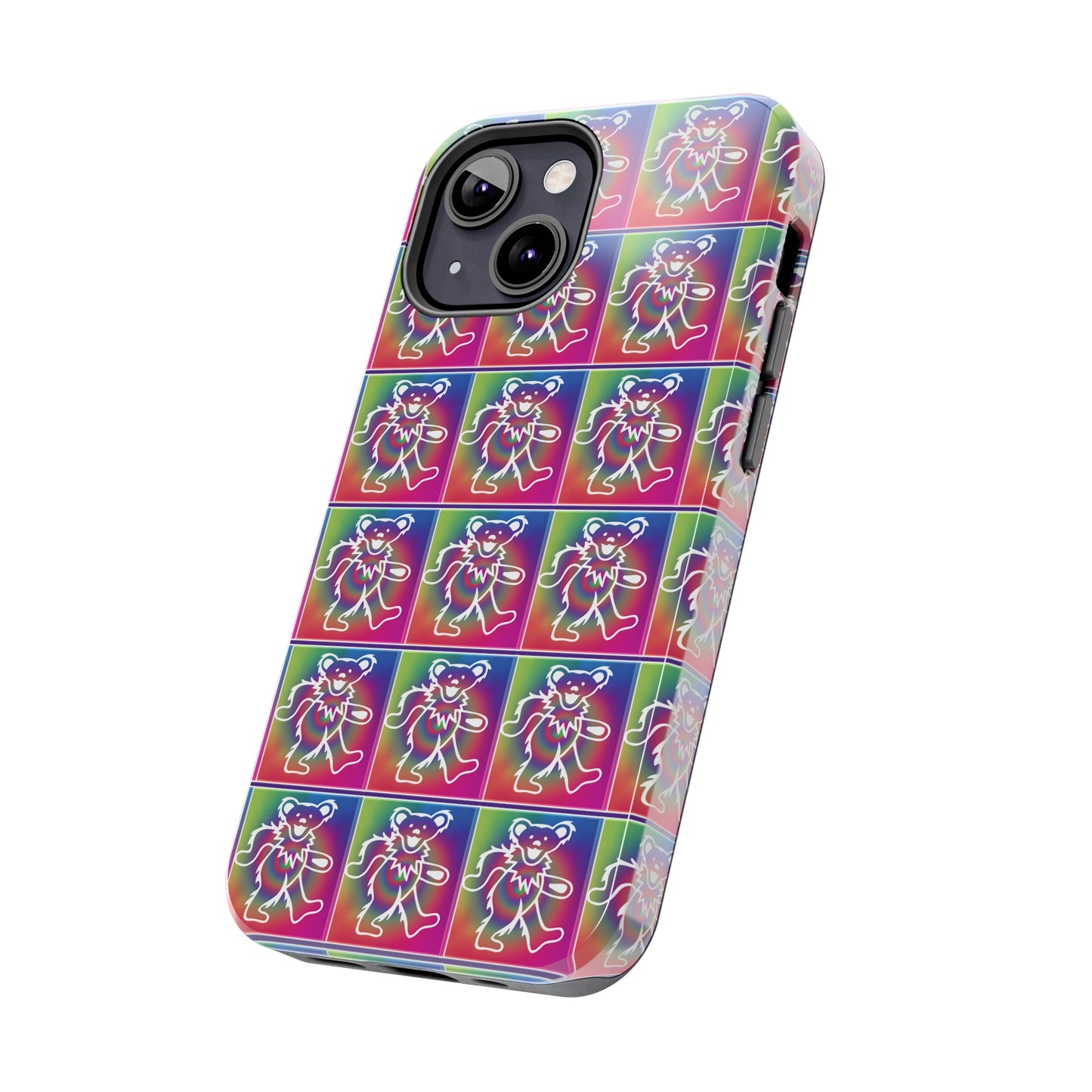 Grateful Dead bears tie-dye Tough Phone Cases for Dead Head dancing bears blotter art gratefuldead phone case