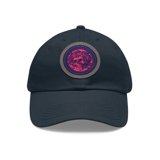 Grateful Dead inspred Bertha Hat with Leather Patch