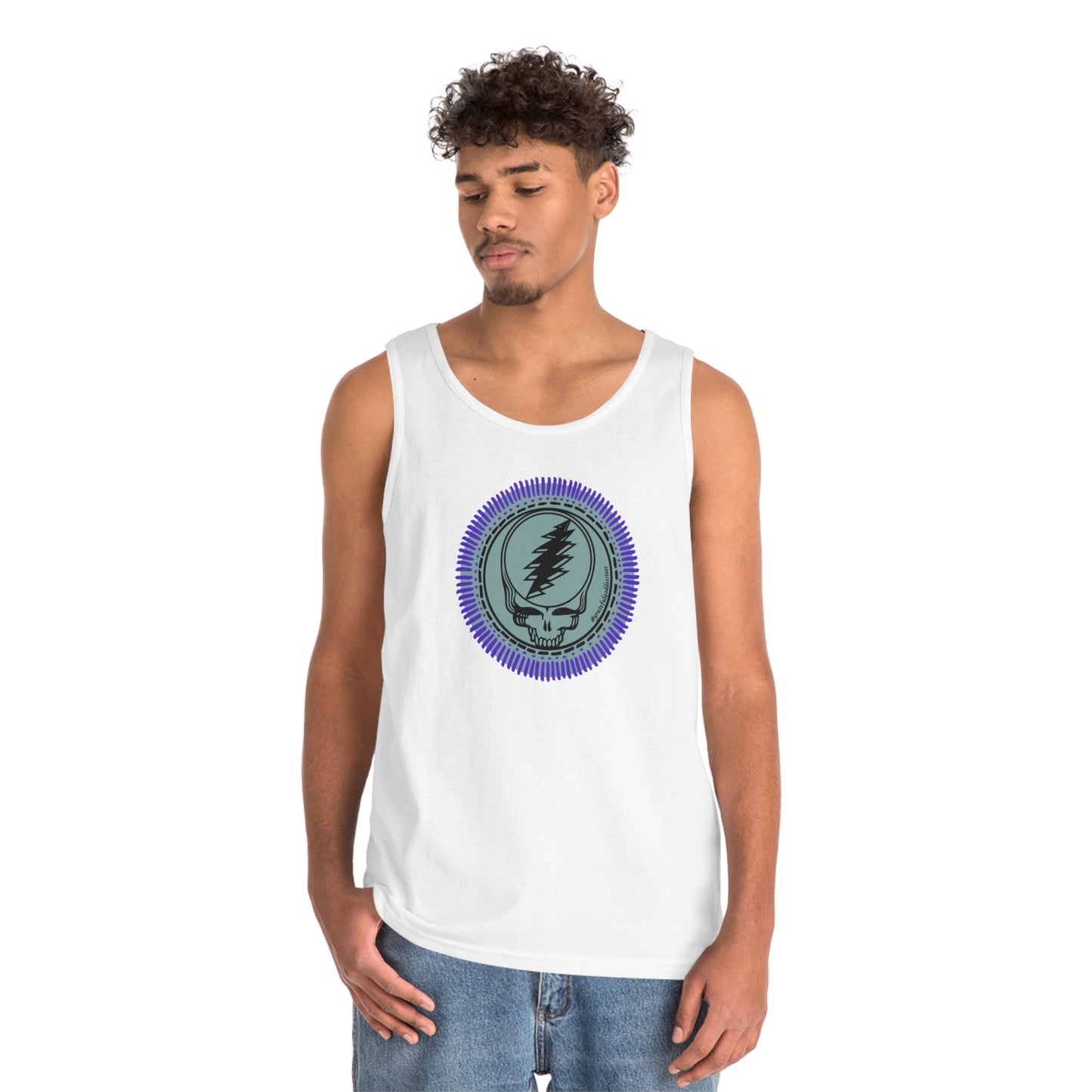 Grateful Dead inspired Unisex Heavy Cotton Tank Top