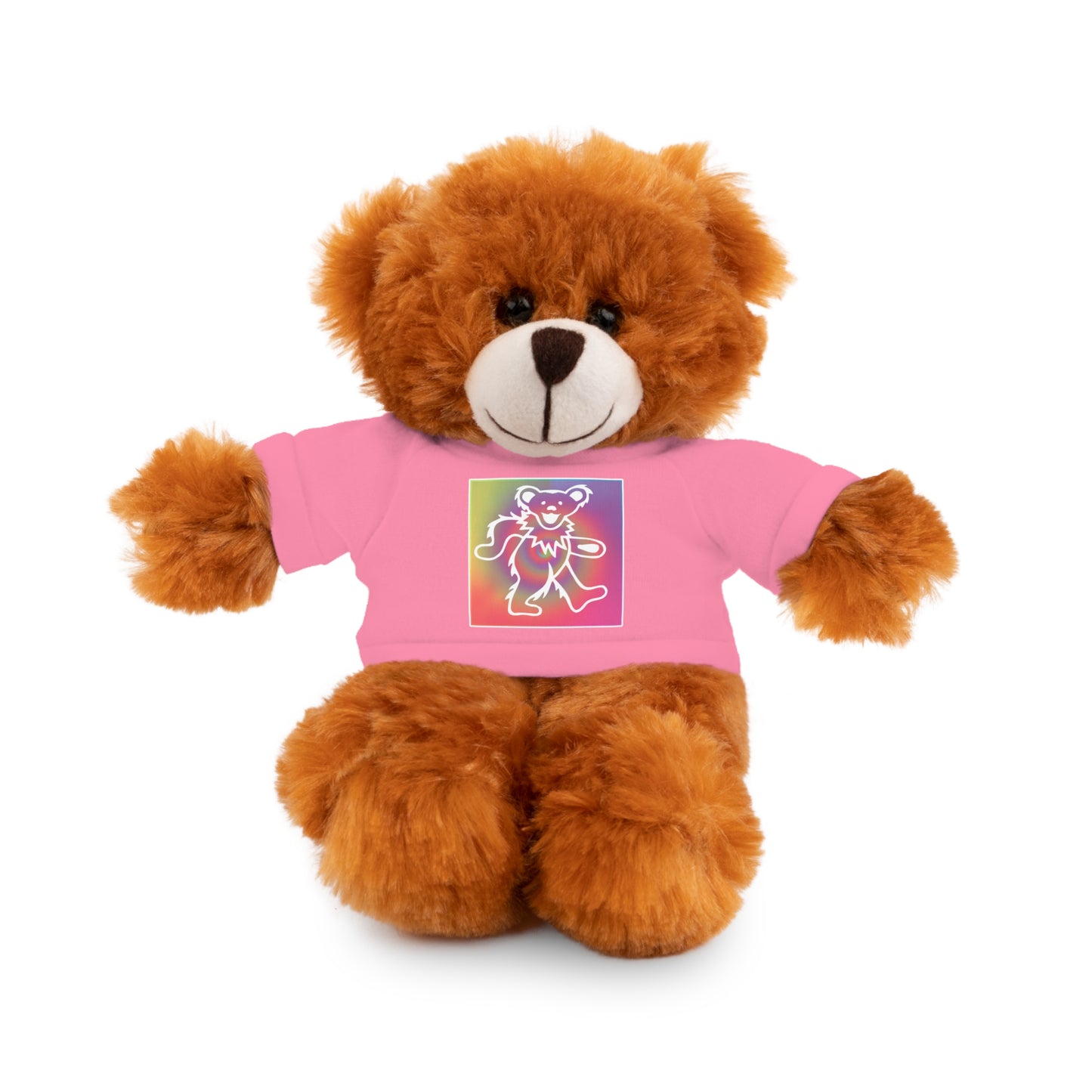 Grateful Dead bears plushie stuffed Animals with gratefuldead bear tiedye tshirt perfect Dead Head gift