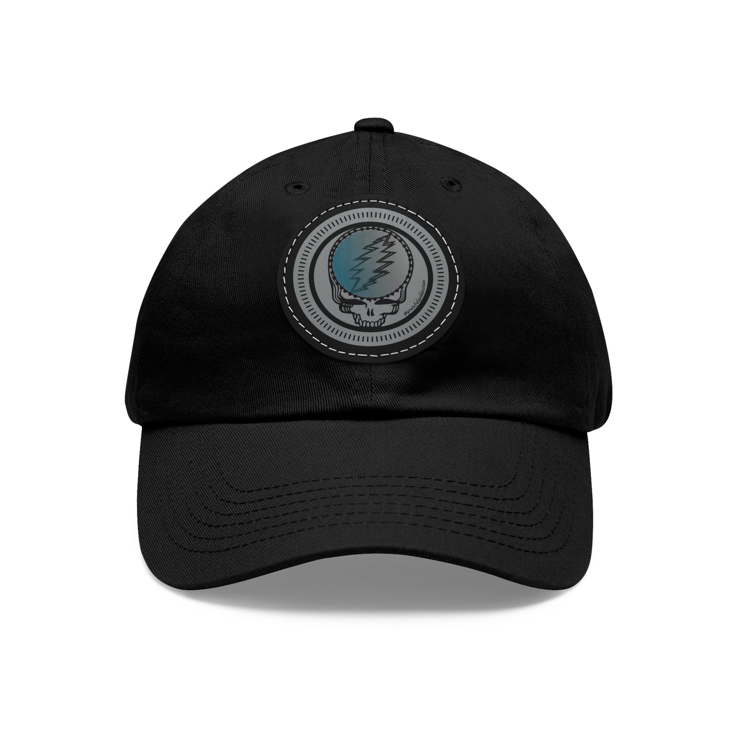 Grateful Dead steal your face Hat with Leather Patch