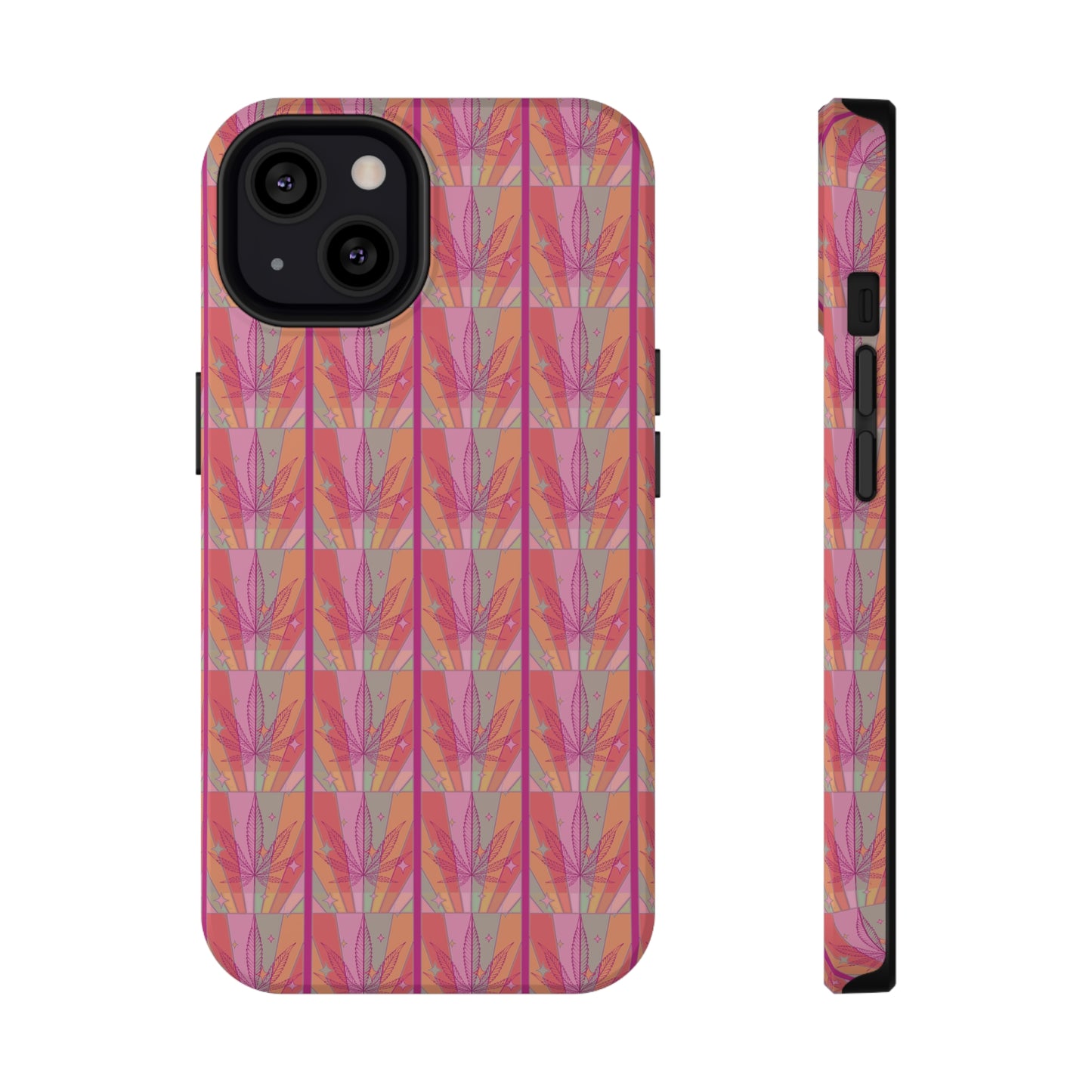 Candycore 420 cannabis Impact Resistant phone case pink