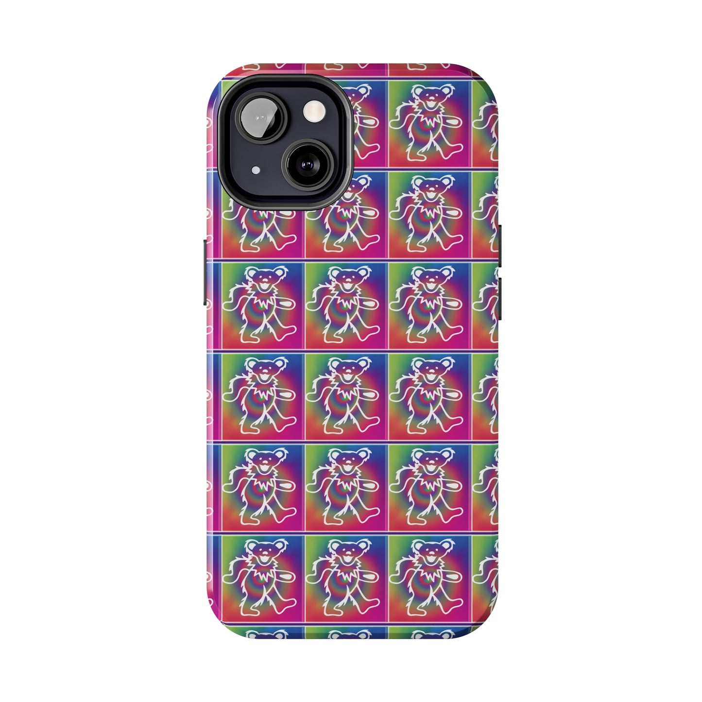 Grateful Dead bears tie-dye Tough Phone Cases for Dead Head dancing bears blotter art gratefuldead phone case