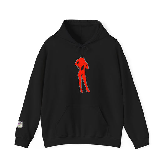 Grateful Dead hoodie scarlet begonias sweatshirt - print on front, back, and sleeve- Not like other girls