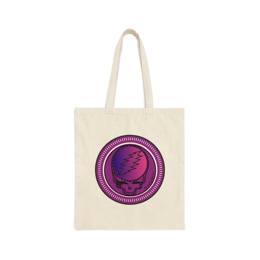 Grateful Dead inspired Cotton Canvas Tote Bag