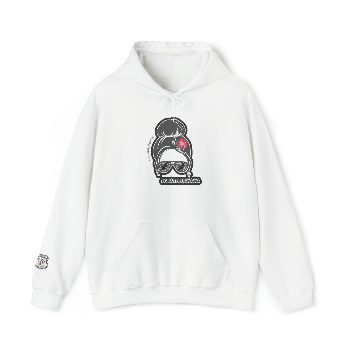 Grateful Dead hoodie Grateful Mama scarlet begonias Hooded Sweatshirt - print on front, back, and sleeve