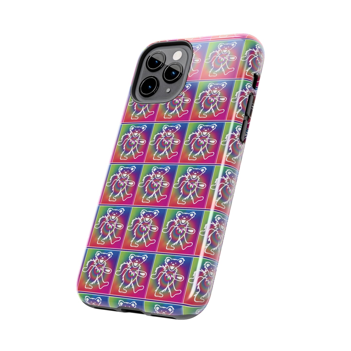 Grateful Dead bears tie-dye Tough Phone Cases for Dead Head dancing bears blotter art gratefuldead phone case