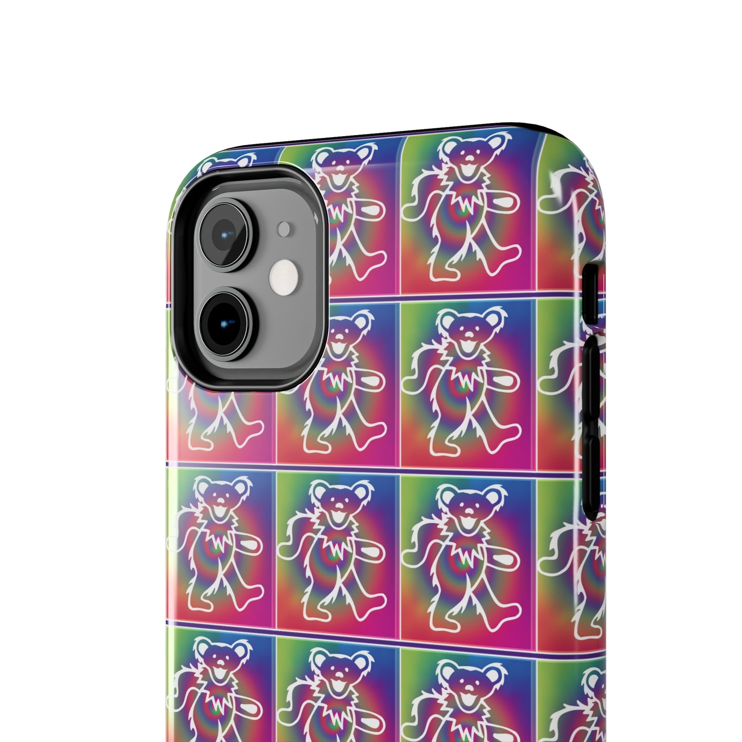 Grateful Dead bears tie-dye Tough Phone Cases for Dead Head dancing bears blotter art gratefuldead phone case