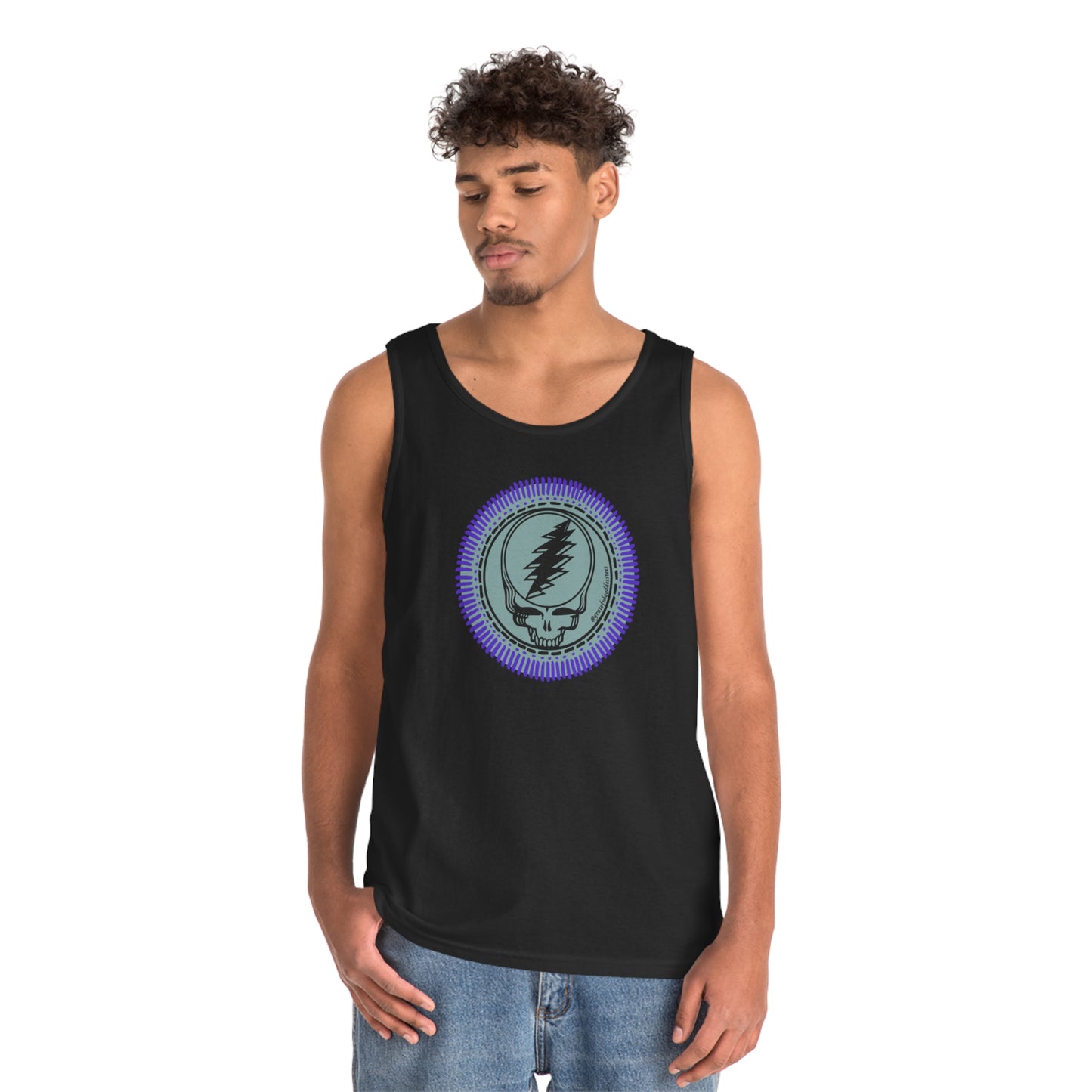 Grateful Dead inspired Unisex Heavy Cotton Tank Top