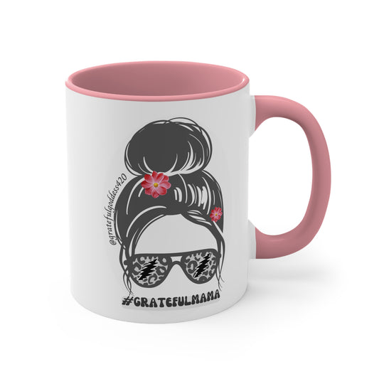 Grateful Mama Grateful Dead inspired Mug - deadhead gift for her scarlet begonias inspired hippie chick mug