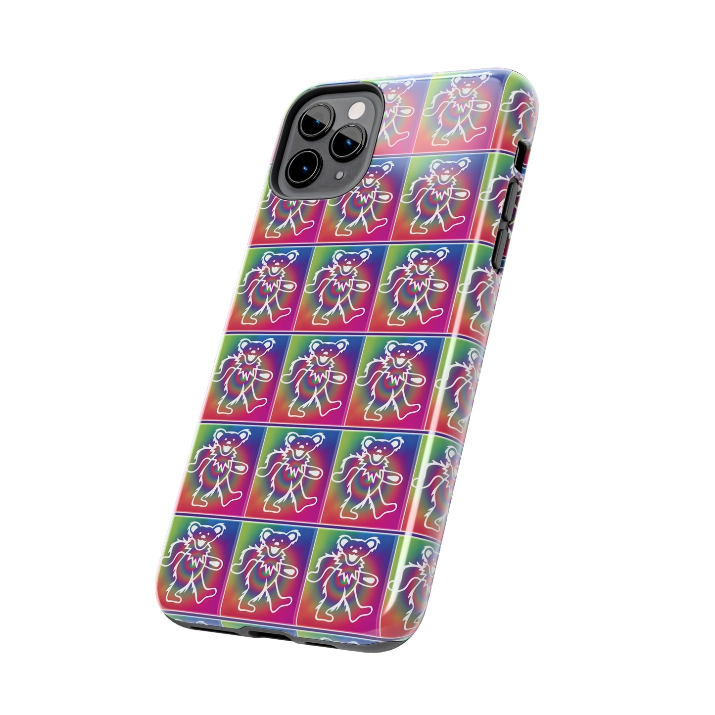 Grateful Dead bears tie-dye Tough Phone Cases for Dead Head dancing bears blotter art gratefuldead phone case