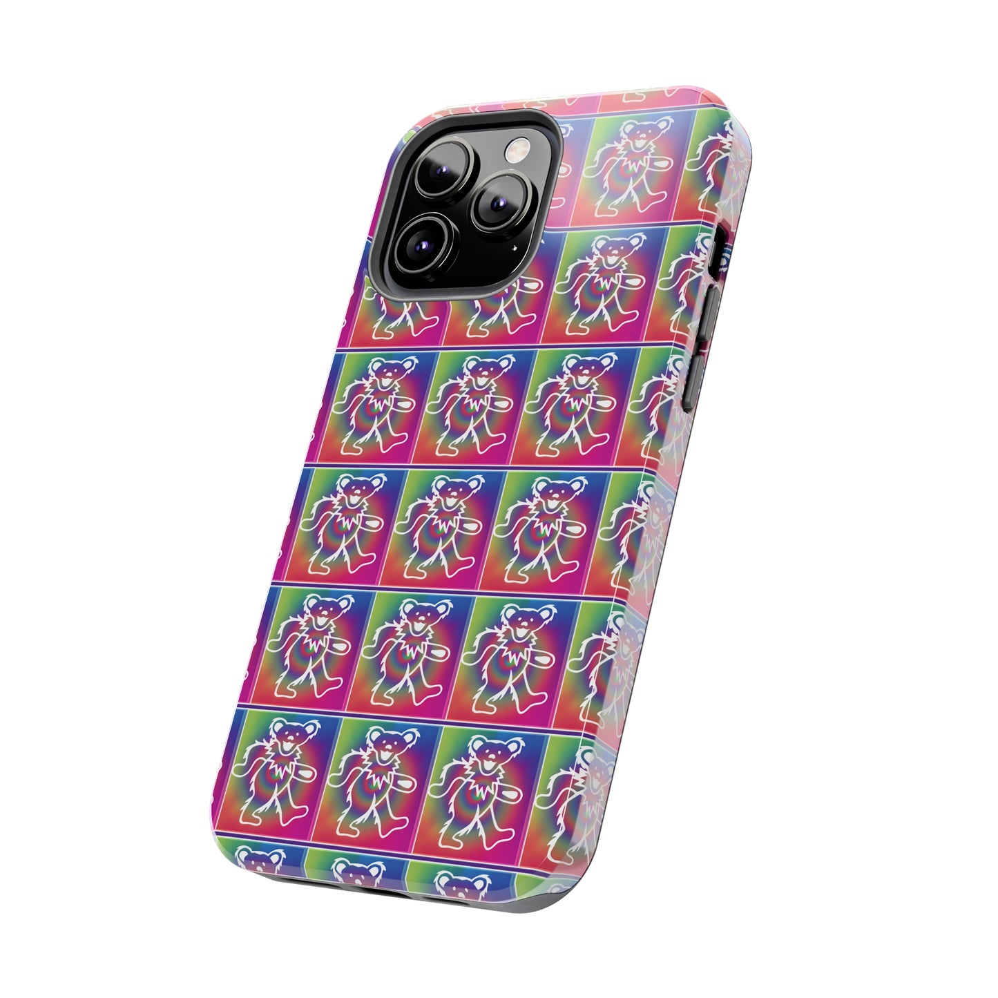 Grateful Dead bears tie-dye Tough Phone Cases for Dead Head dancing bears blotter art gratefuldead phone case