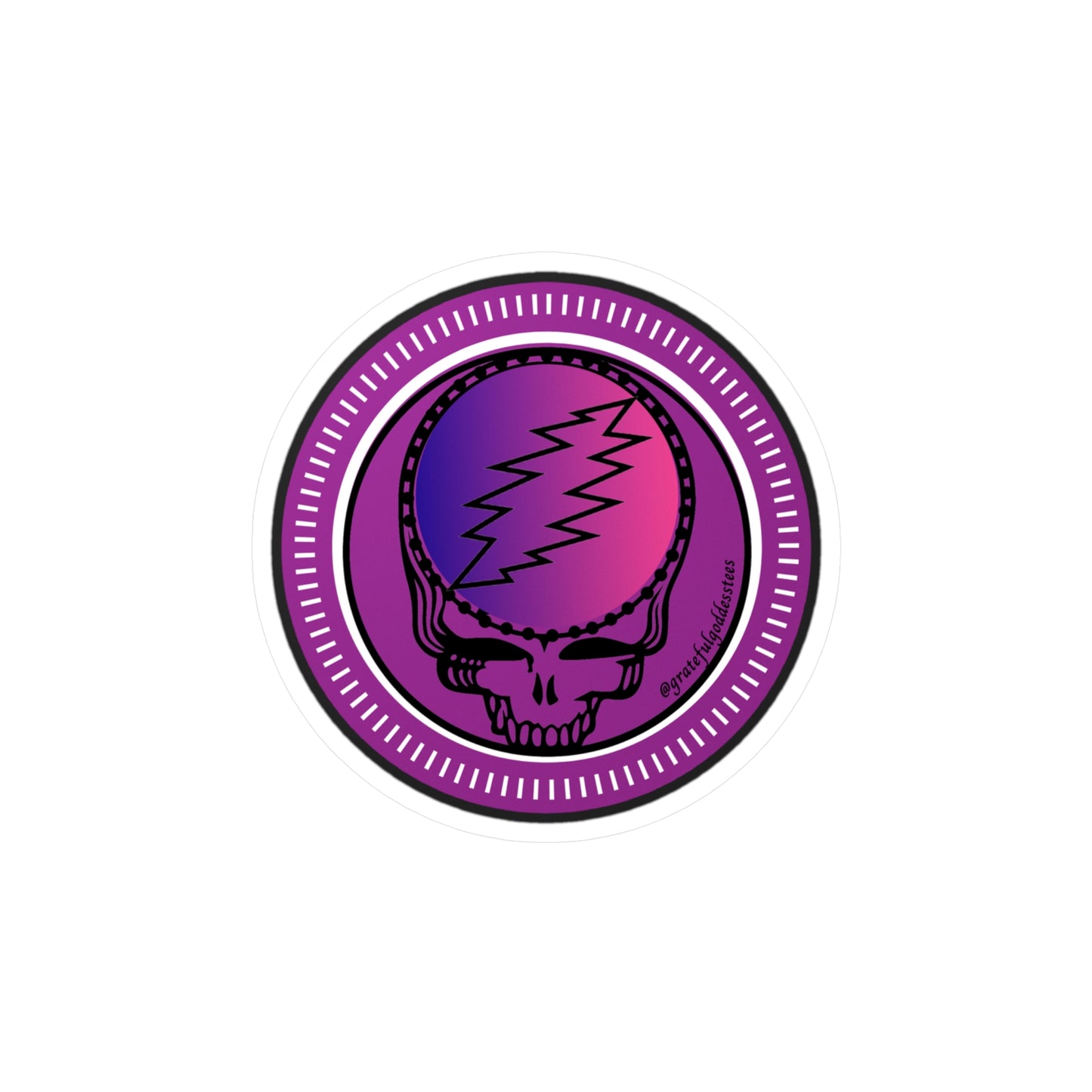 Grateful Dead inspired stealie Vinyl stickers